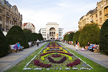 Timisoara in the Banat of Romania,  Piata Victoriei, Europe, Eastern Europe, Romania