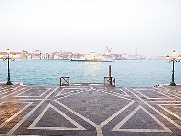 Fondamenta Zattere view from Giudecca island, Venice, Veneto, Italy, Europe