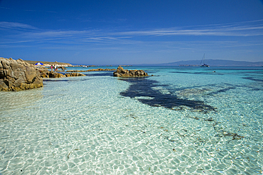 Cala Saline, Mal di Ventre Island, Cabras, Sardinia, Italy, Europe