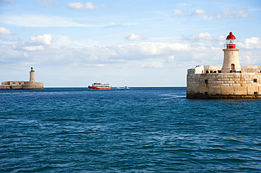 La Valletta, Capital of Culture 2018, Grand Harbor, Malta Island, Mediterranean Sea, Europe