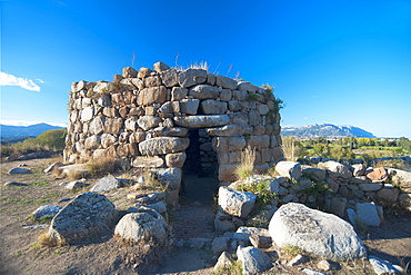 Nuraghe S'?Ortali e Su Monti o San Salvatore, Archaeological site, Tortol, Nuoro, Sardinia, Italy, Europe