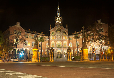 Hospital de la Santa Creu i Sant Pau, Barcelona, Catalonia, Spain, Europe