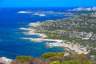 North-west coast of La Maddalena Island, Sardinia, Italy, Europe