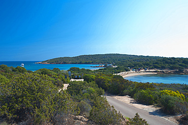 Spiaggia dei Due Mari, Caprera, La Maddalena, Sardinia, Italy, Europe