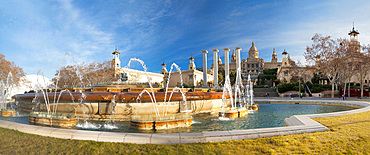 Font màgica de Montjuïc, Montjuïc, Barcelona, Catalonia, Spain, Europe