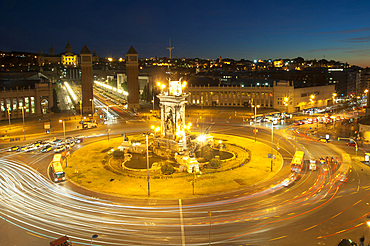 Plaça d'Espanya, Barcelona, Catalonia, Spain, Europe