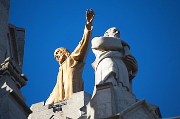 State of Jesus, Temple Expiatori del Sagrat Cor, Tibidabo, Barcelona, Catalonia, Spain, Europe