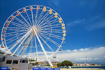 Ferris Wheel of Ajaccio, Corsica, France, Europe