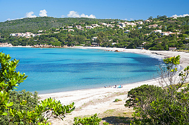 Plage de Mare e Sole beach, Pietrosella, Corsica, France, Europe