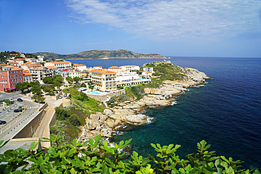 Cityscape, Calvì, Corse, France, Europe