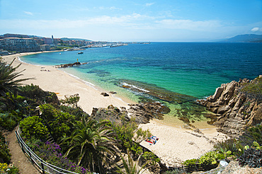 Spiaggia Mancinu beach, Propriano, Corsica, France, Europe