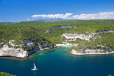 Plage de l'Arinella beach, Bonifacio, South Corse, France, Europe