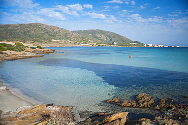 Spiaggia DellOssario, Cala Reale, Asinara Island National Park, Porto Torres, North Sardinia, Italy, Europe