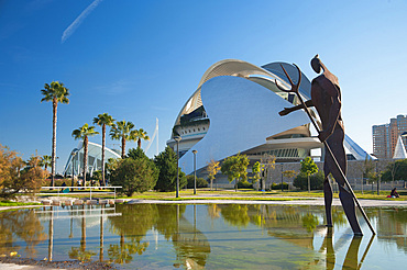 Palau de les arts Reina Sofia, Ciutat de les Arts i les Ciències, Valencia, Spain, Europe