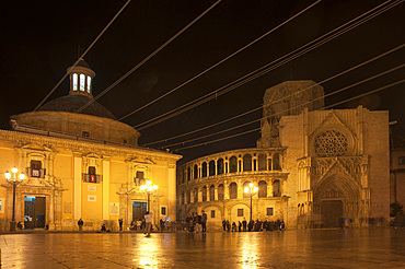 Plaça de la Virgen, Valencia, Spain, Europe