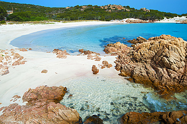 Cala di Roto or Spiaggia Rosa, Budelli Island, Archipelago of La Maddalena, Sardinia, Italy, Europe