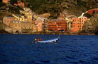 View of Vernazza, Cinque Terre, Liguria, Italy