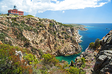 Lighthouse of Cape Spartivento, Chia, Domus de Maria, Sardinia, Italy, Europe