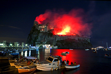 Ischia Porto, Ischia island, Neaples, Campania, Italy, Europe.