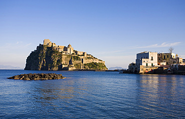 Aragonese castle, Ischia island, Campania, Italy, Europe