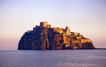 Aragonese Castle, Ischia island, Campania, Italy, Europe