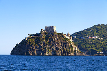 Aragonese castle, Ischia island, Campania, Italy, Europe