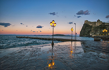 Piazzale Aragonese, Ischia island, Campania, Italy, Europe