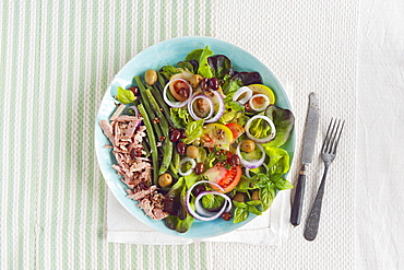 Niçoise salad, Port Grimaud, Provence, France