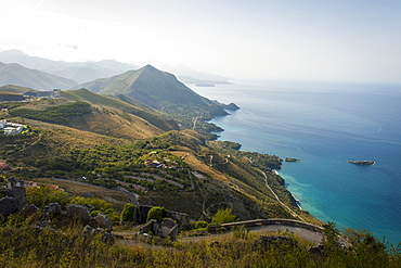 Coast near Maratea, Basilicata, Italy, Europe