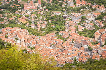 Aerial view of Maratea, Basilicata, Italy, Europe
