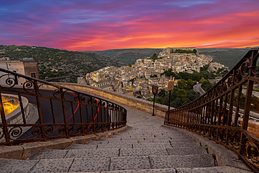 Santa Maria delle scale church located between Ragusa Ibla and Ragusa Superiore, on the border between the two centers, Ragusa, Sicily, Visit Ragusa