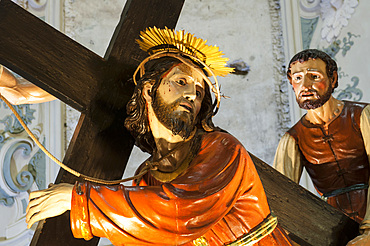 Christ falls under the cross (17th century Neapolitan school) Confraternity of Saints Peter and CatherineThe Good Friday Procession in Savona is a religious event, which dates back to 1200 AD in the Middle Ages. Savona; Liguria; Italy.