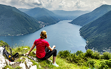 Argegno, Pigra, Western shore Lake Como, Lombardy, Italy, Europe