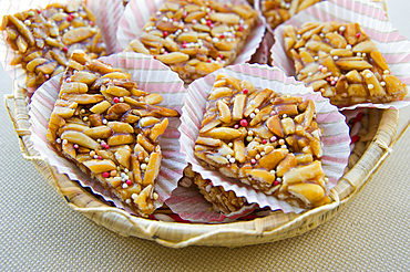 GattÚ de Mendula, Typical Sweetness Crunchy Almonds and Sugar, Sardinia, Italy