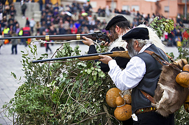 Typical Carnival, Cerbus, Sinnai, Sardinia, Italy