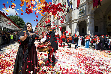 Cagliari, Ramadura, Sant'Efisio traditional event, the most important religious feast in Sardinia, Italy, Europe