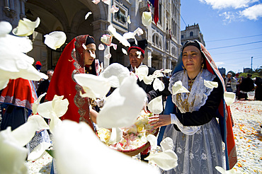Cagliari, Ramadura, Sant'Efisio traditional event, the most important religious feast in Sardinia, Italy, Europe