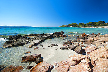 Spiaggia del Giunco, Carloforte, Island of San Pietro, Sardinia, Italy, Europe