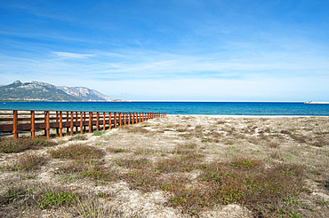 Spiaggia ďLa CapanninaĒ beach, Arbatax, Nuoro, Sardinia, Italy, Europe