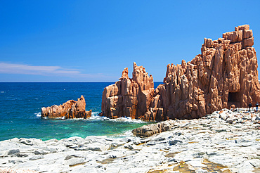 Rocce Rosse (Red Rocks), Arbatax, Tortolž, Sardinia, Italy, Europe