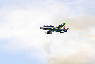 Manifestation of the Frecce Tricolori, San Benedetto del Tronto, Marche, Italy, Europe