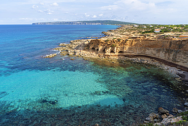 Seascape, Cala en Baster, Balearic Islands, Formentera, Spain