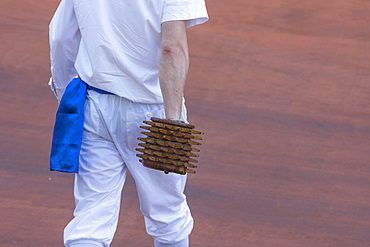 Reenactment of the Ball Game with Bracelet, Treia, Marche, Italy, Europe