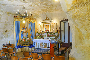 Cave Church Our Lady of the Virgin; Horizontal; Matera; Basilicata; Italy; Europe