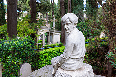 Cimitero Acattolico, Non-Catholic Cemetery of Rome, also called Cimitero dei Protestanti Protestant Cemetery or Cimitero degli Inglesi Englishmen's Cemetery, European Cemeteries Route, Testaccio, Lazio, Italy, Europe