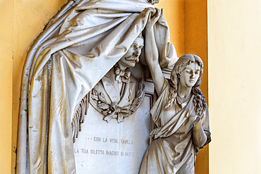 Verano Monumental Cemetery, Tiburtino district, European Cemeteries Route, Rome, Lazio, Italy, Europe