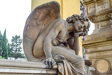 Verano Monumental Cemetery, Tiburtino district, European Cemeteries Route, Rome, Lazio, Italy, Europe