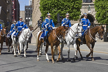 Mounted Military Band, Stockholm, Sweden, Scandinavia, Europe