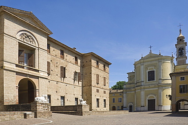 The 14th century Meli Lupi Fortress at Soragna, Emilia Romagna, Italy, Europe