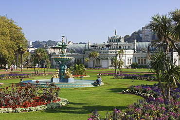 The Promenade Gardens and Pavilion, Torquay, Devon, England, United Kingdom, Europe